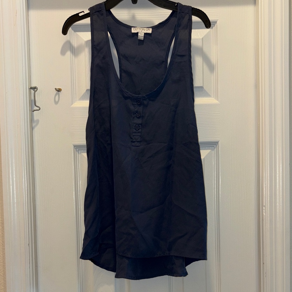 Dark Blue Tank Top